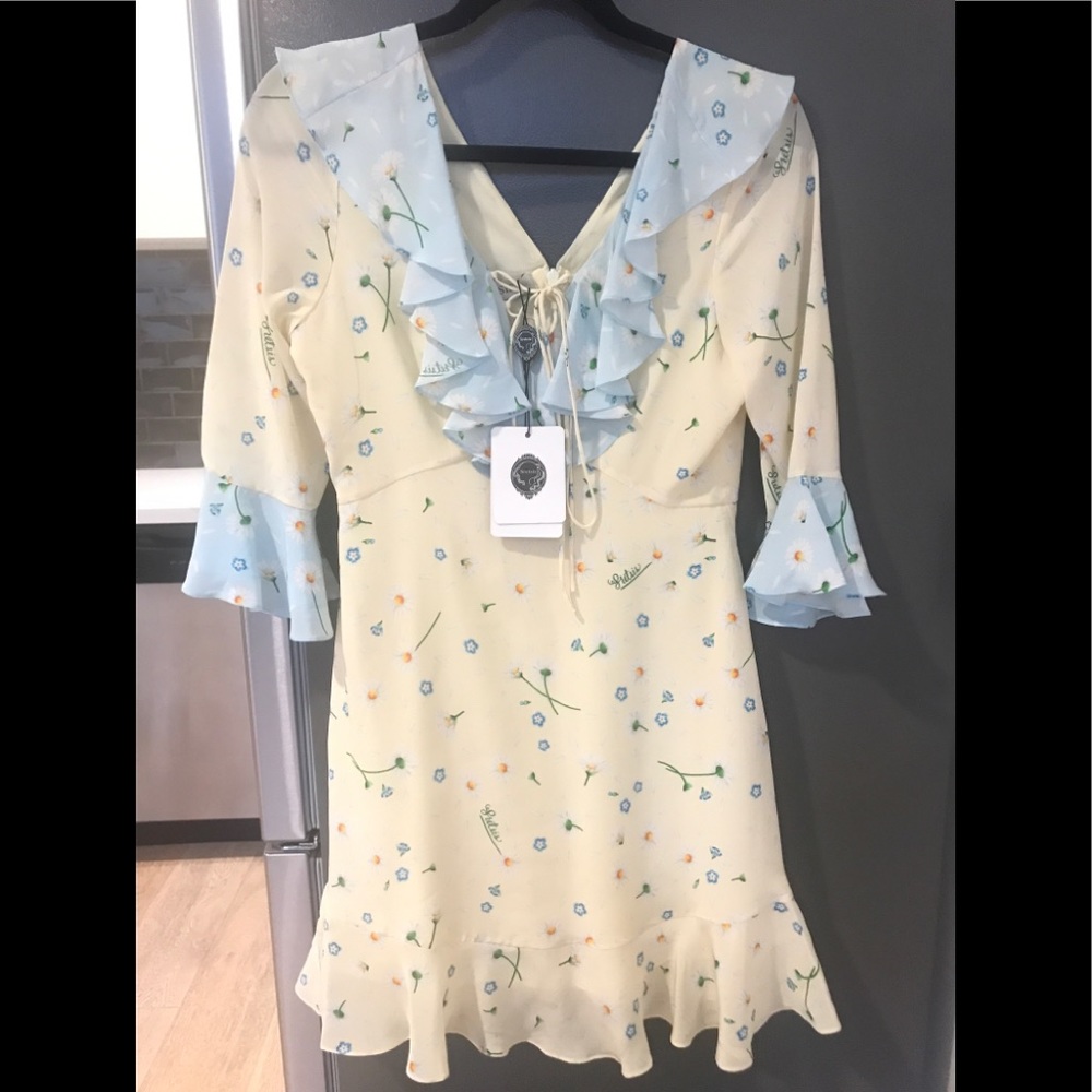 NWT Sretsis SS18 Silk Dress Size US4